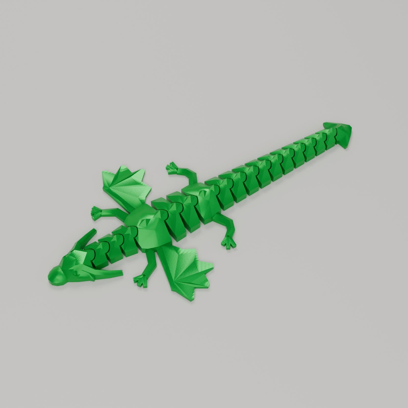 Flexi Draak in groen